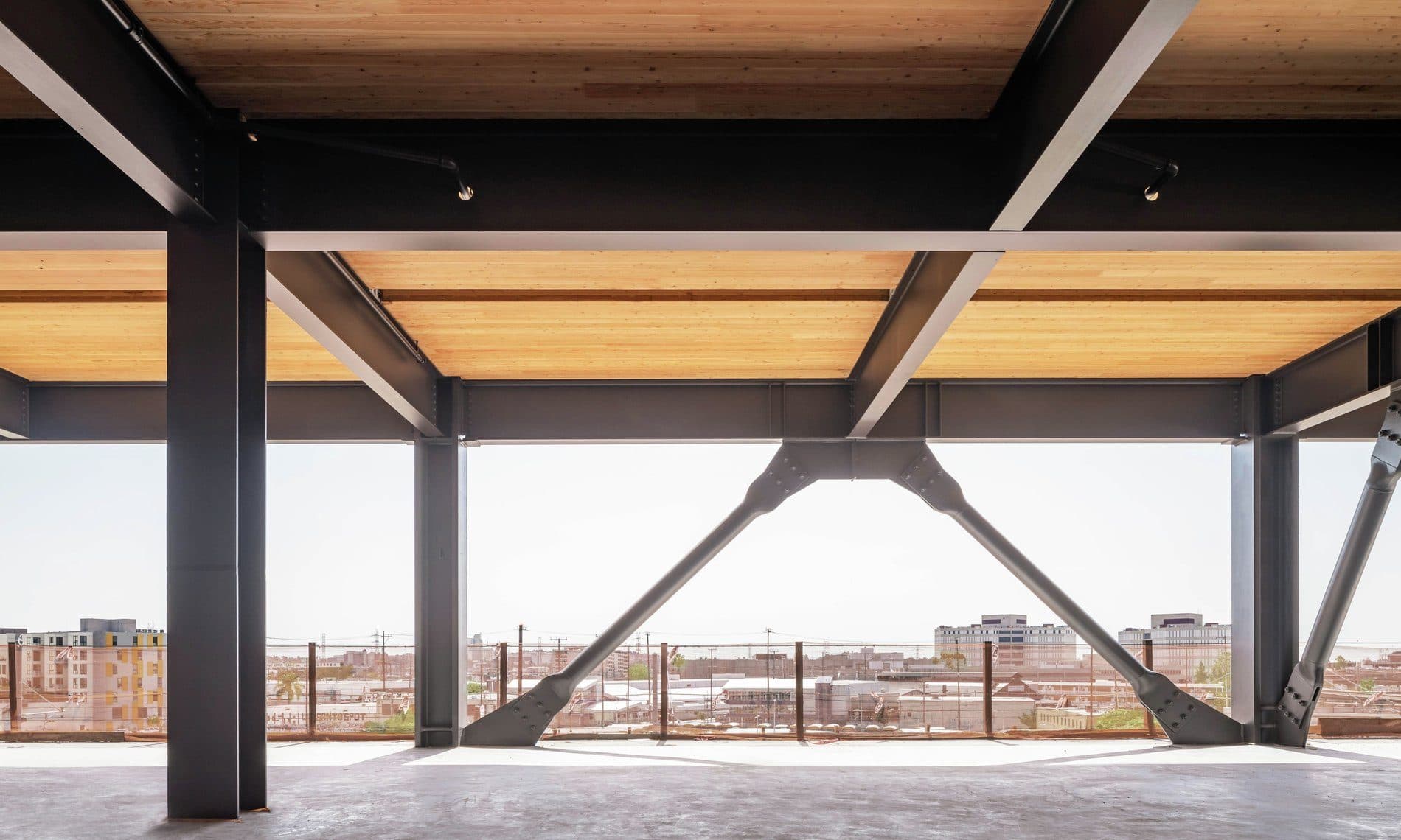 Mass timber interior