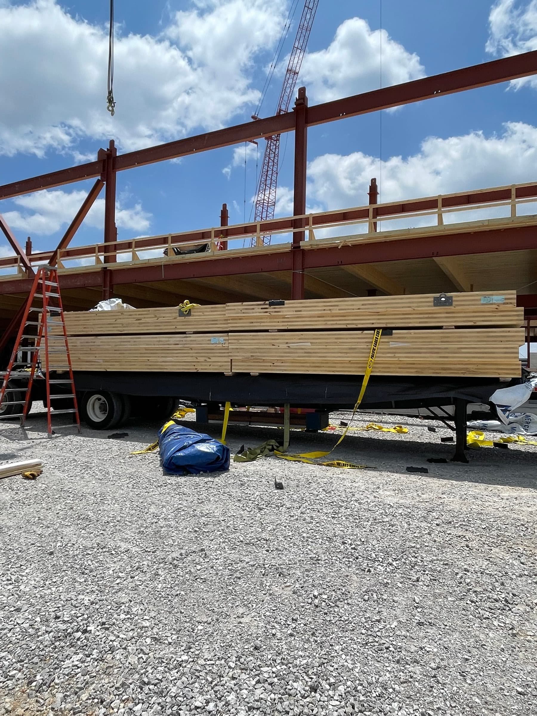 Construction site overview